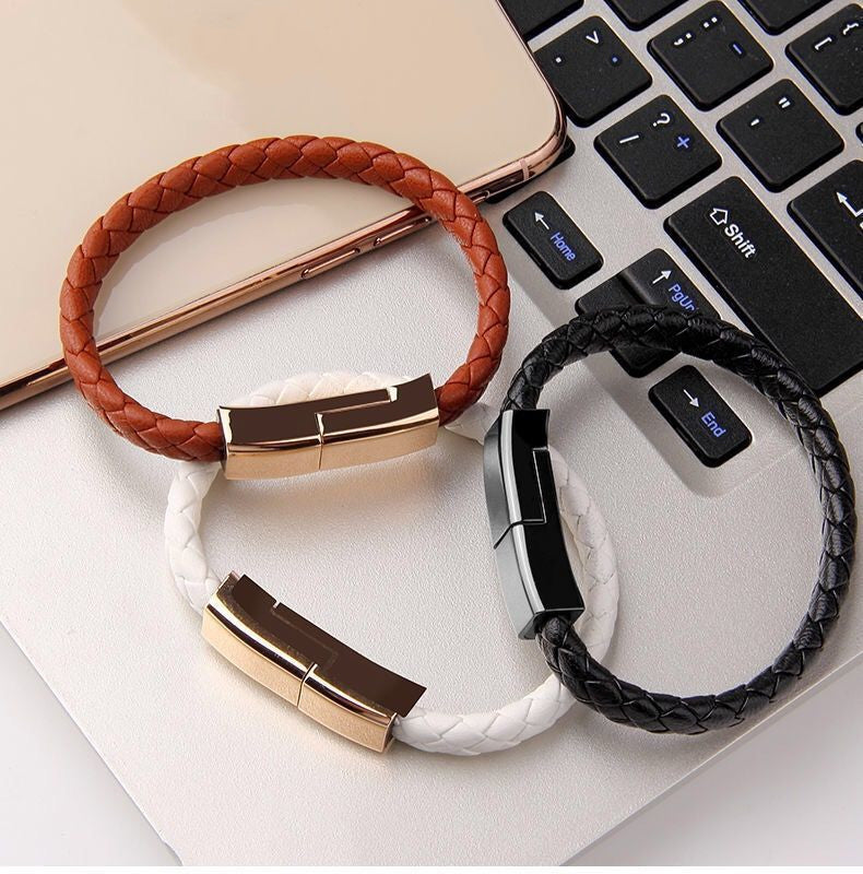 Neues Armband-Ladegerät USB-Ladekabel Datenladekabel für iPhone 14 13 Max USB-C-Kabel für Telefon Micro-USB-Kabel