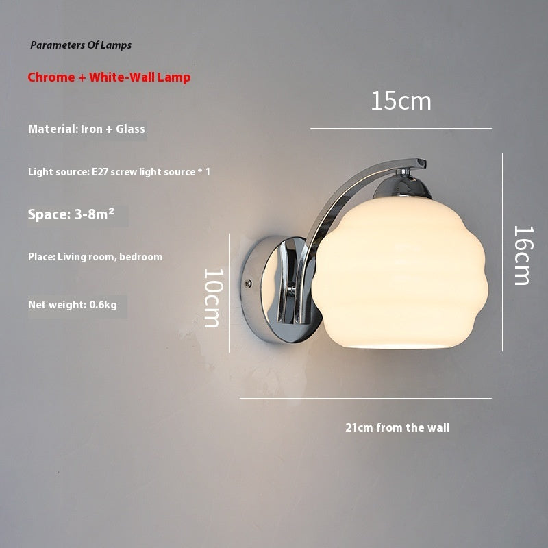 Tschechische mitteleuropäische Retro-Glaswandlampentasche