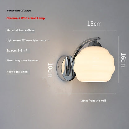 Tschechische mitteleuropäische Retro-Glaswandlampentasche