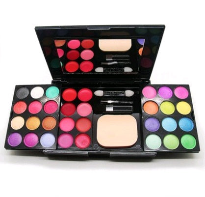Make-up-Set für Damen, Komplettset, All-in-One-Geschenkset, Lidschattenpalette, natürliches, mattes Rouge, Bronzer, Concealer