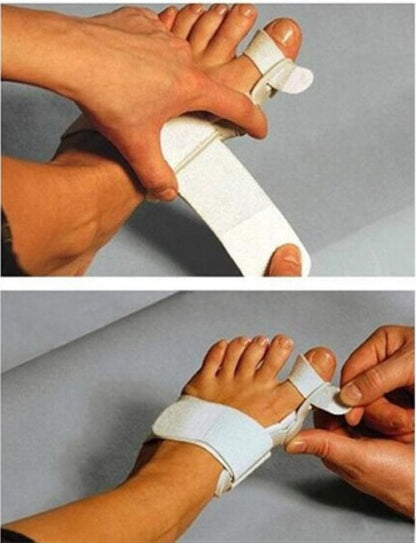 Hallux-valgus-Korrektor mit Fußvalgus-Separator