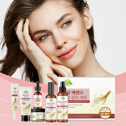 Nährendes, feuchtigkeitsspendendes Gesichtspflege-Set mit Glow-Tonic-Lotion und Creme