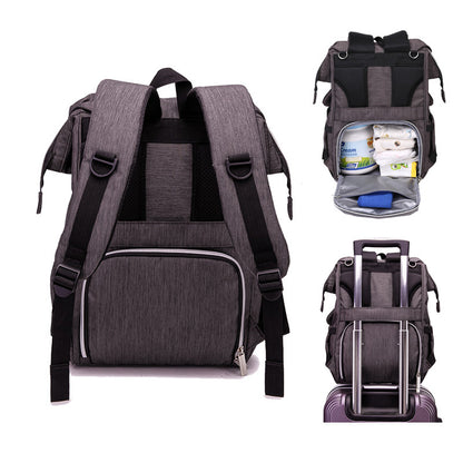 Multifunctional large-capacity mother and baby bag