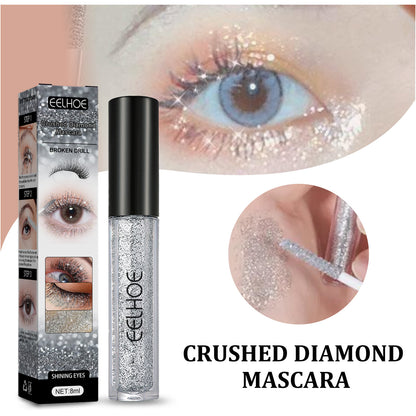 Mascara mit Diamantfragmenten – Formgebende Basis, schnelltrocknend, wischfest