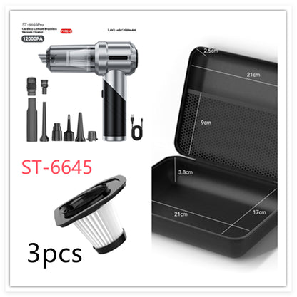 Auto- und Haushaltsstaubsauger mit Supersaugkraft, kleiner Handstaubsauger