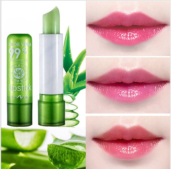 Aloe Feuchtigkeitsspendender Lippenstift mit Farbpigmenten