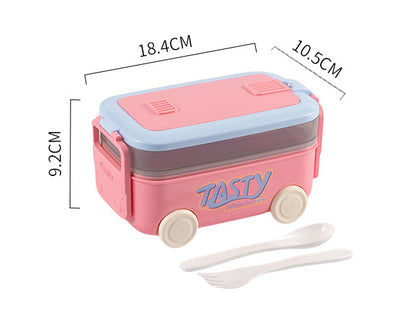 Lunch Box And Water Cup Set For Office Workers Microwaveable Bento Box