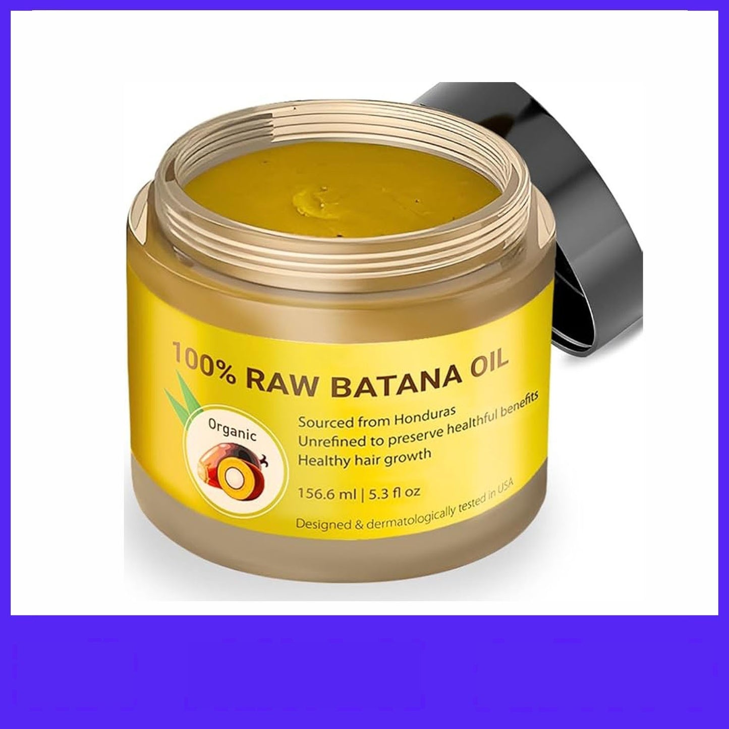 Batana-Öl-Haarmaske – Glättend, Feuchtigkeitsspendend und Pflegend