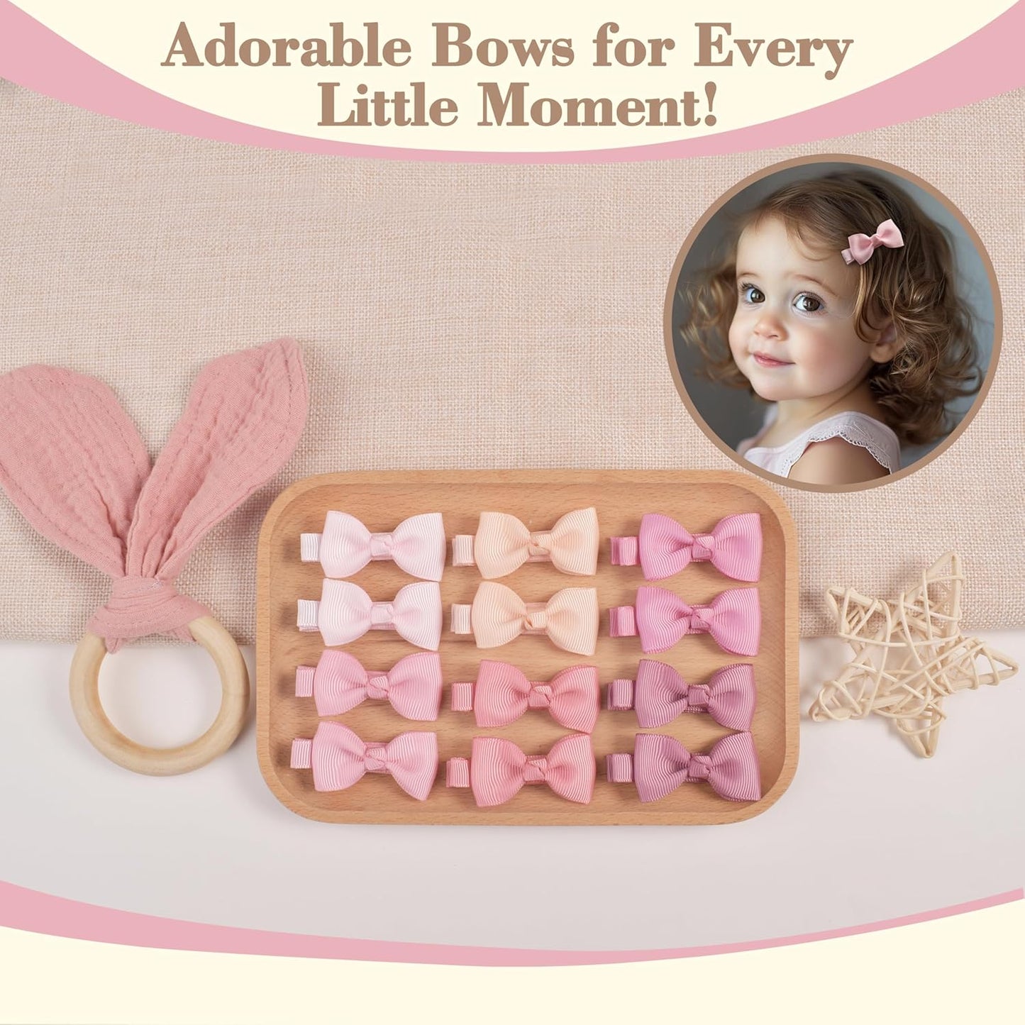 40–80 Stück vollständig gefütterte, rutschfeste Haarspangen in 20–40 Pastellfarben, Haarspangen und Schleifen für Babys, Kleinkinder und Mädchen