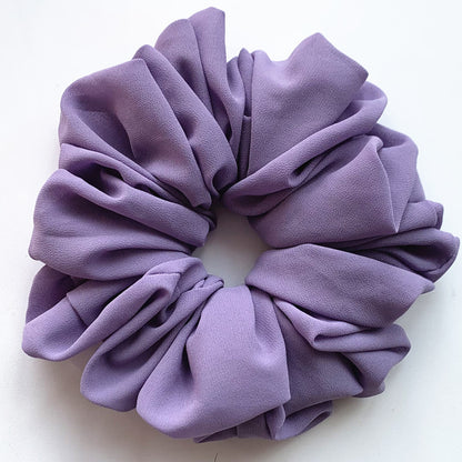 Großer Kopfstrauß aus Chiffon, Dickdarmring, Haarring