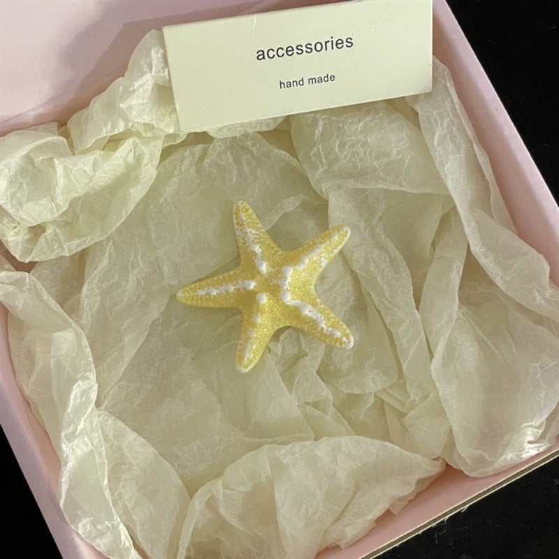 Ocean Wind Summer Simulation Shell Starfish Side Hairpin