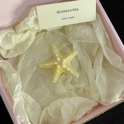 Ocean Wind Summer Simulation Shell Starfish Side Hairpin