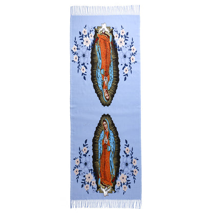 Virgin Printed Cashmere Women's Scarf All-match High Quality Warm Bib Shawl