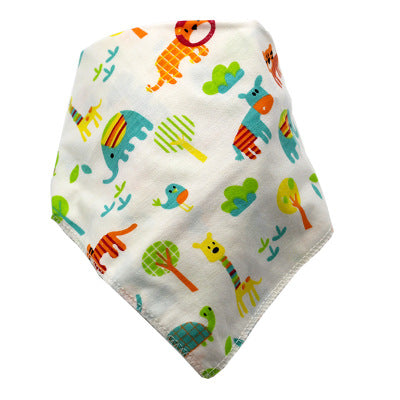 Baby-Lätzchen, wasserdicht, dreieckig, aus Baumwolle, mit Cartoon-Motiv, Baby-Bandana-Lätzchen, Sabberlätzchen für Neugeborene, saugfähiges Tuch