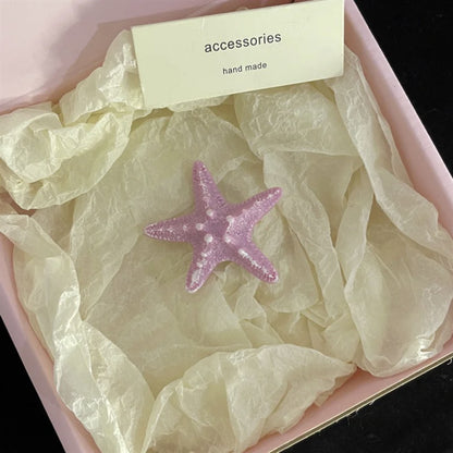 Ocean Wind Summer Simulation Shell Starfish Side Hairpin