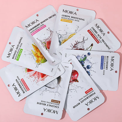 Feuchtigkeitsspendende und reparierende Frucht-Gesichtsmaske