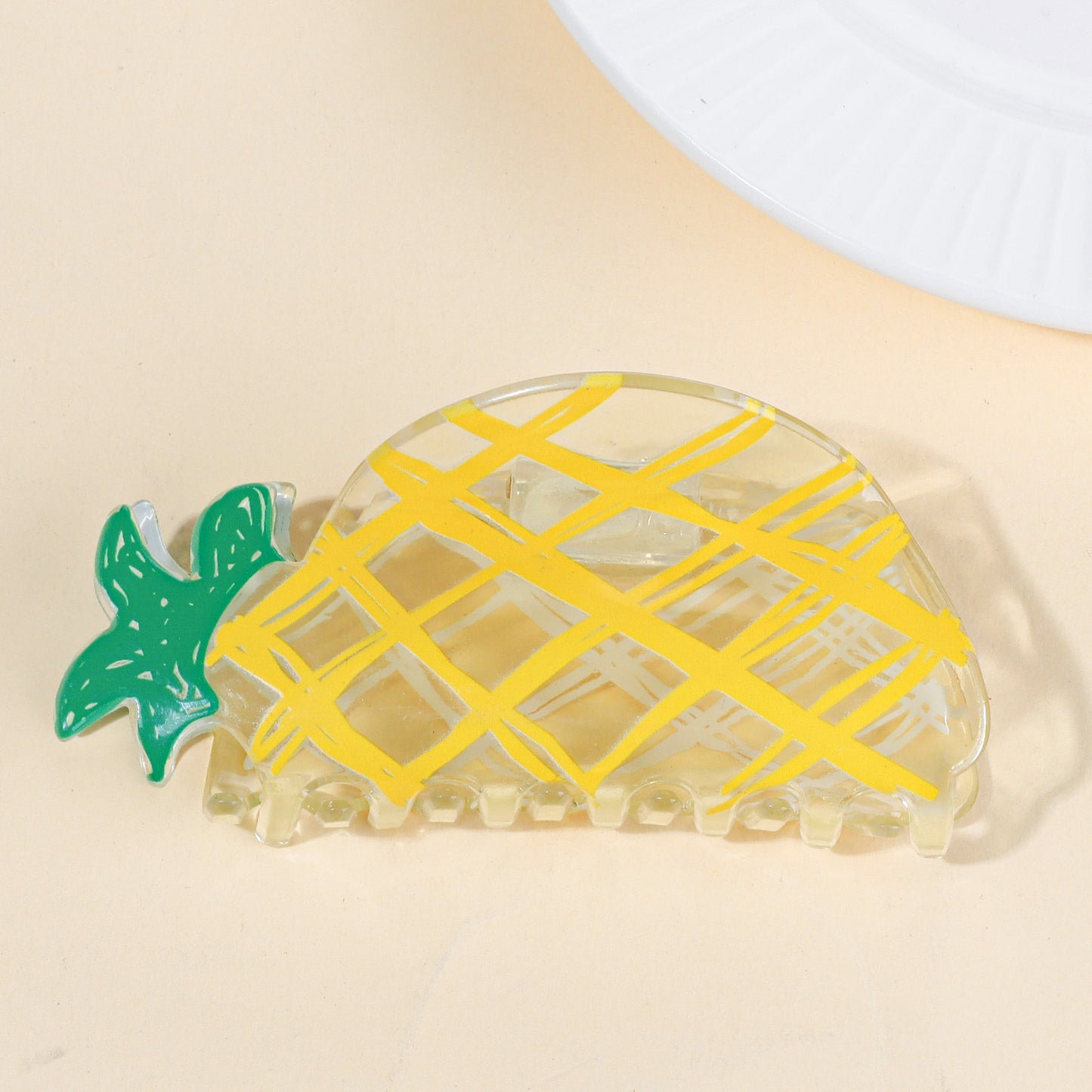 Portable Korean Creative Fruit Transparent Grip