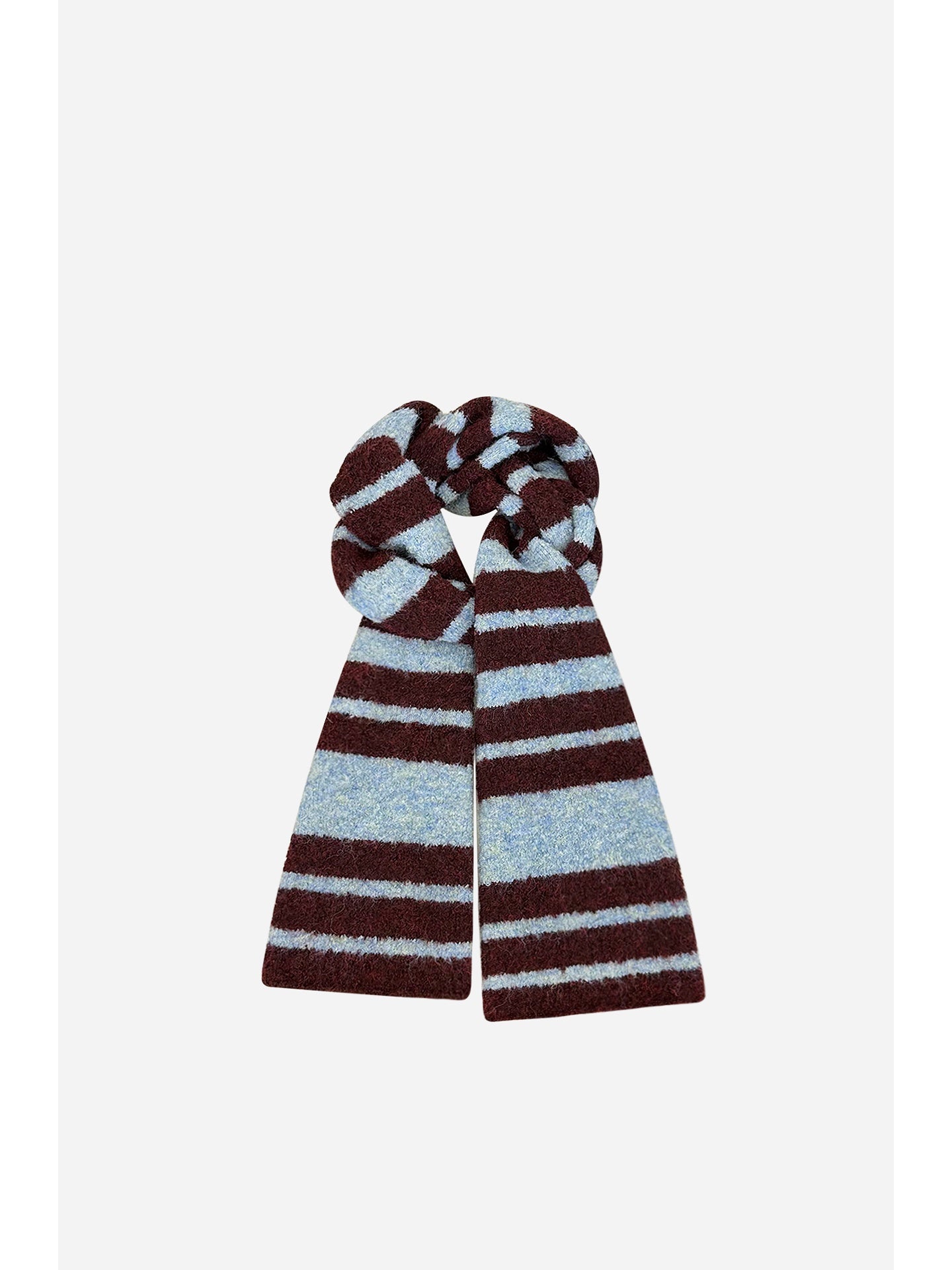 Striped Knit Scarf Women's Warm Neck Warmer