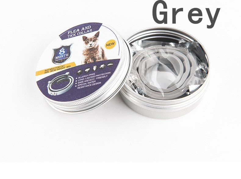 Anti-Mücken-Halsband für Haustiere, Katzen und Hunde, verstellbar, Insektenschutzhalsband, Haustierbedarf