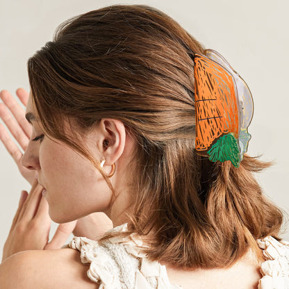 Portable Korean Creative Fruit Transparent Grip