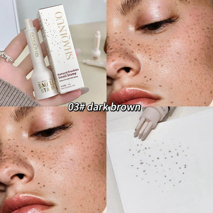 Mini-Stempel mit natürlichem Sommersprossenmotiv, wasserfest und fleckenentfernend