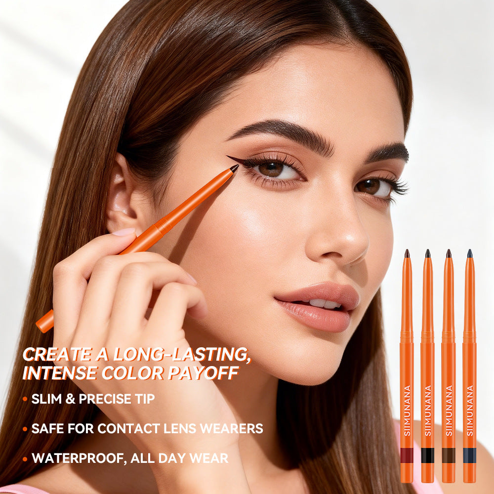 Schnelltrocknender, natürlich wasserfester und schweißresistenter Eyeliner-Stift