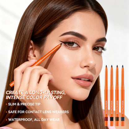 Schnelltrocknender, natürlich wasserfester und schweißresistenter Eyeliner-Stift