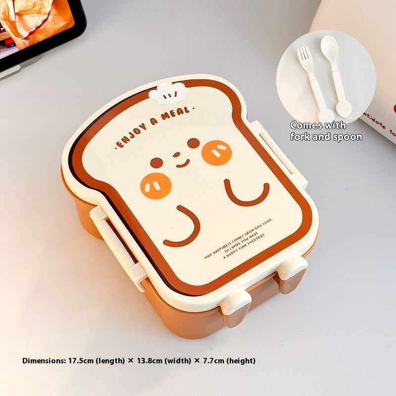 Student Hamburger Lunch Box Salad Fruit With Separate Fresh-keeping Food Box