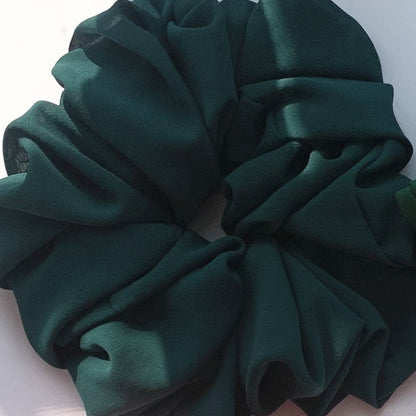 Großer Kopfstrauß aus Chiffon, Dickdarmring, Haarring