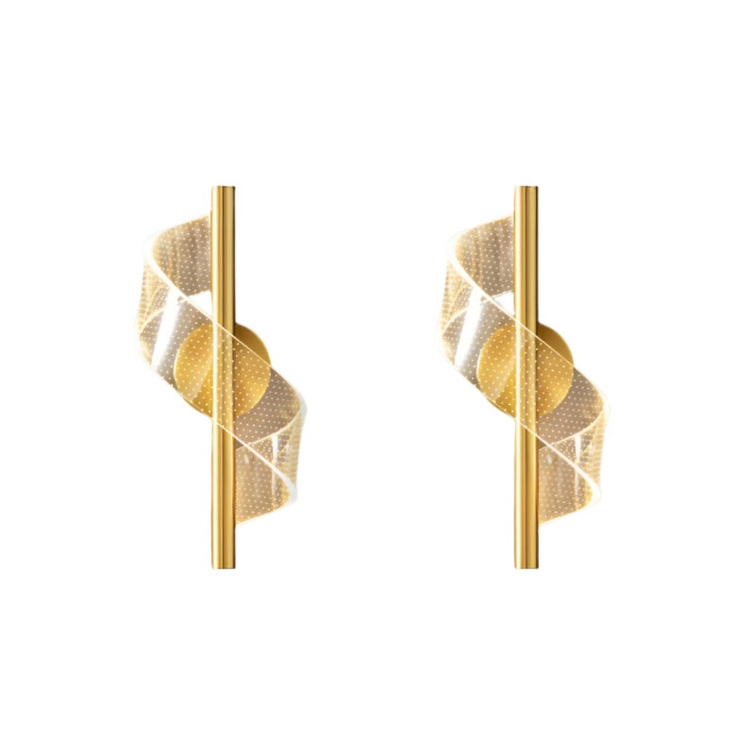 Neue Wandleuchte im Treppenhaus-Hintergrund für Kunstkorridore