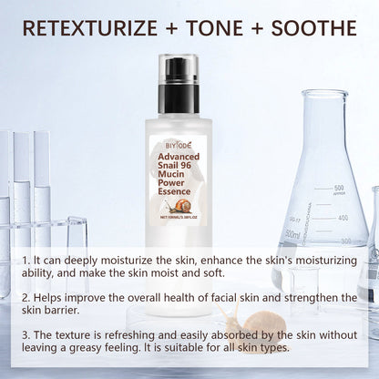 Bio-Schneckenschleim-Gesichtsserum (Eigenmarke) – Tiefenwirksame Feuchtigkeitspflege, Aufhellung, Hautregeneration und Vitamin C 