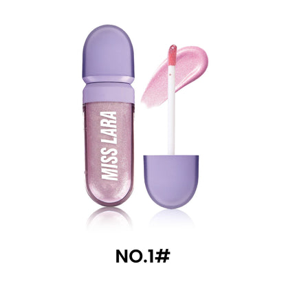 Elektroplattierter Lipgloss mit Spiegeleffekt für einen sofortigen Lippenaufpolsterungseffekt und strahlenden Lippen.