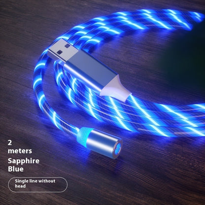 Magnetisches Ladekabel, Schnellladekabel, Beleuchtung, Micro-USB-Kabel, LED-Magnetladegerät, Typ-C-Kabel