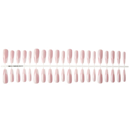 Hochwertiger, langer, kristallplattierter, mattierter Siegelnagelaufkleber