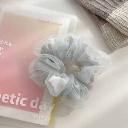 New Mesh Sense Bun Large Intestine Hair Band Female Head Rope