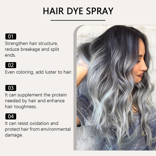 Natürliche, milde Haarfarbe, modische Haarfarbe, Friseurprodukt