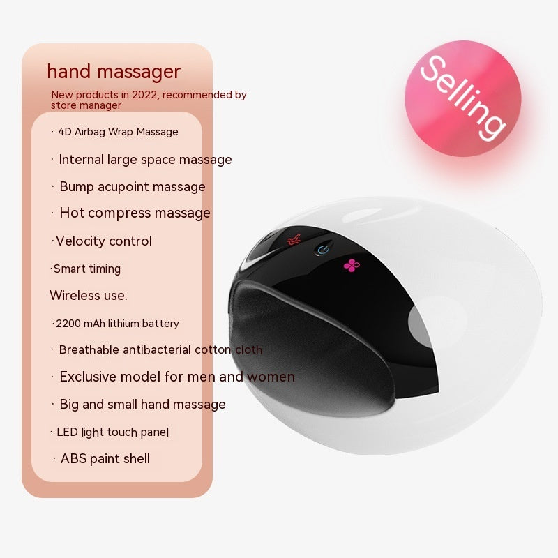 Elektrisches Handmassagegerät zur Stimulation von Finger- und Handgelenksakupunkturpunkten, multifunktionales Handmassagegerät für die Handflächenmassage