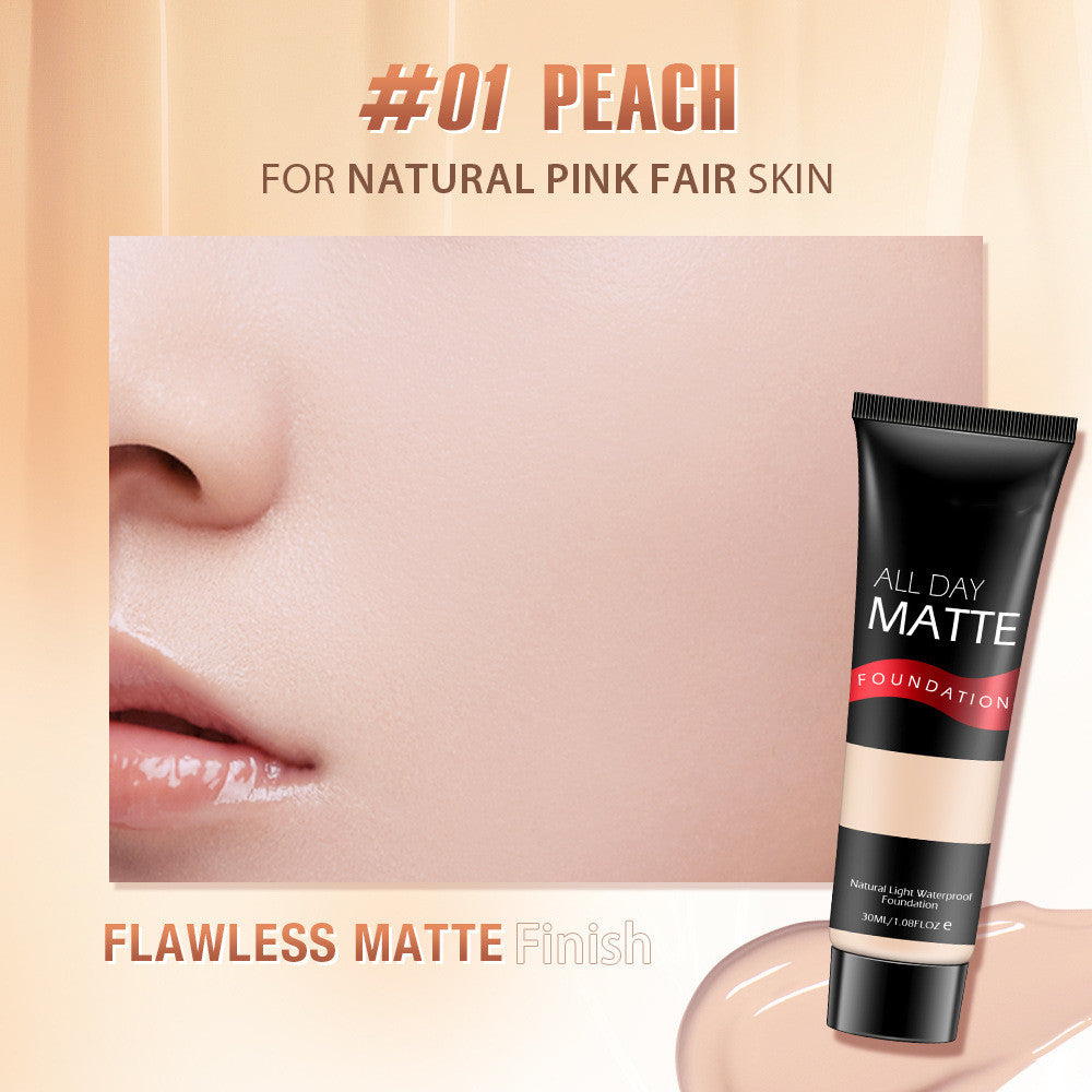 30 ml Kompakt-Flüssig-Make-up-Foundation – Langanhaltend, feuchtigkeitsspendend, ölregulierend, wischfest