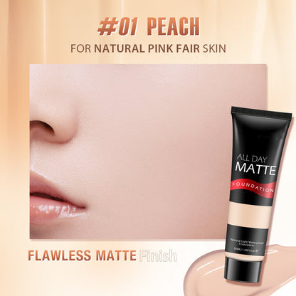 30 ml Kompakt-Flüssig-Make-up-Foundation – Langanhaltend, feuchtigkeitsspendend, ölregulierend, wischfest