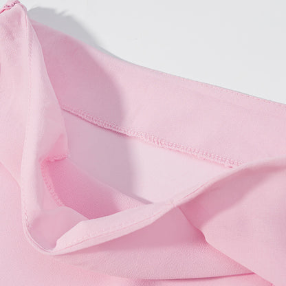 Women's Fashion Elegant Slim Satin High-waisted Skirt