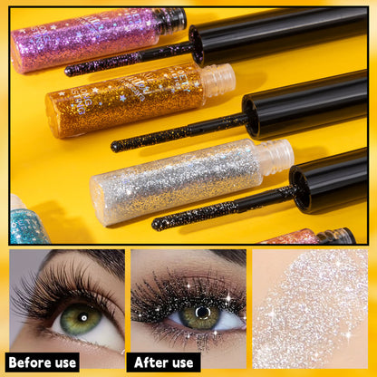 Farbige Mascara in 5 Farben, wasserfest und wischfest