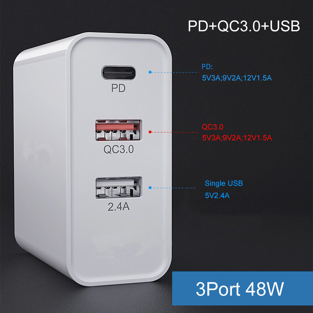 Schnellladegerät Handy-Ladegerät Ladekopf