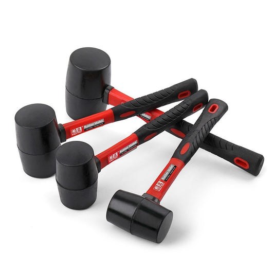 Ximeng Rundkopfhammer aus zweifarbigem Gummi mit Fasergriff 