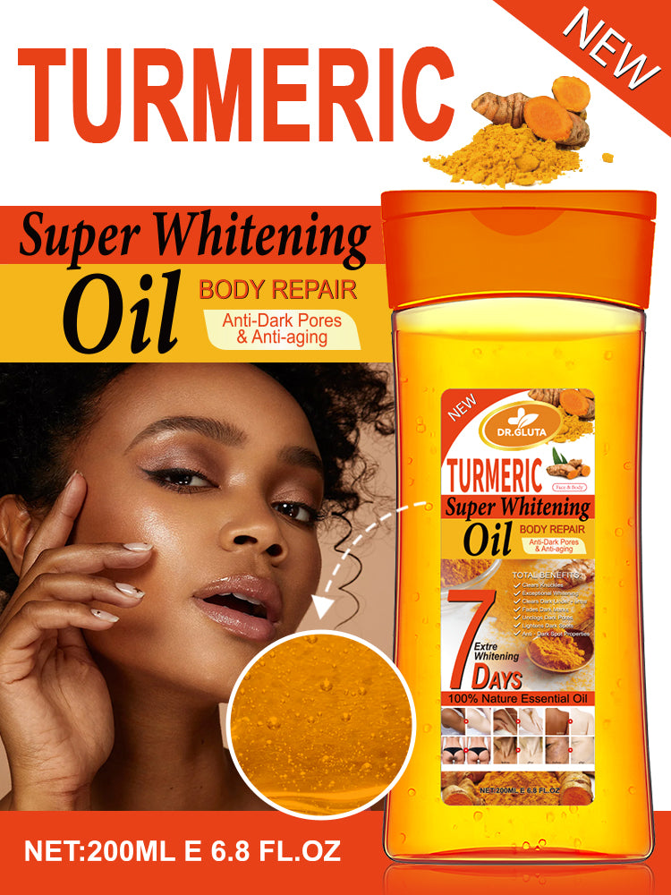 DR Kurkuma Super Whitening Hautreparatur Anti-Poren Körperöl 