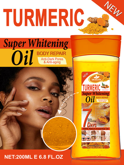 DR Kurkuma Super Whitening Hautreparatur Anti-Poren Körperöl 