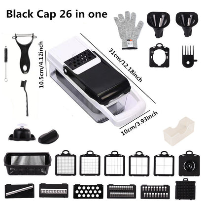 Küchenfunktionaler Gemüseschneider, Radieschenraspelmaschine