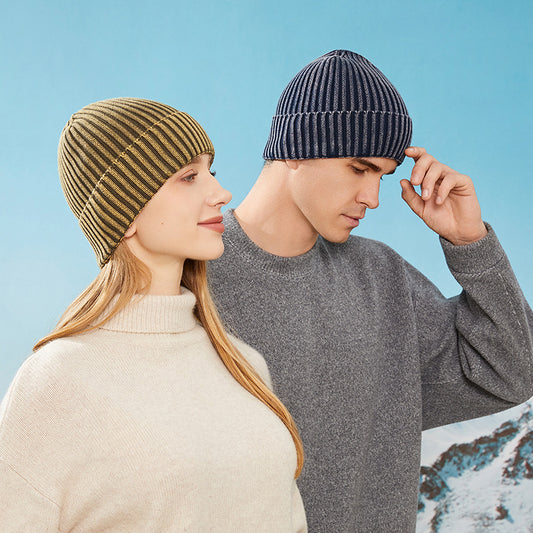 Vintage-Strickmütze im Used-Look, lässig und warm