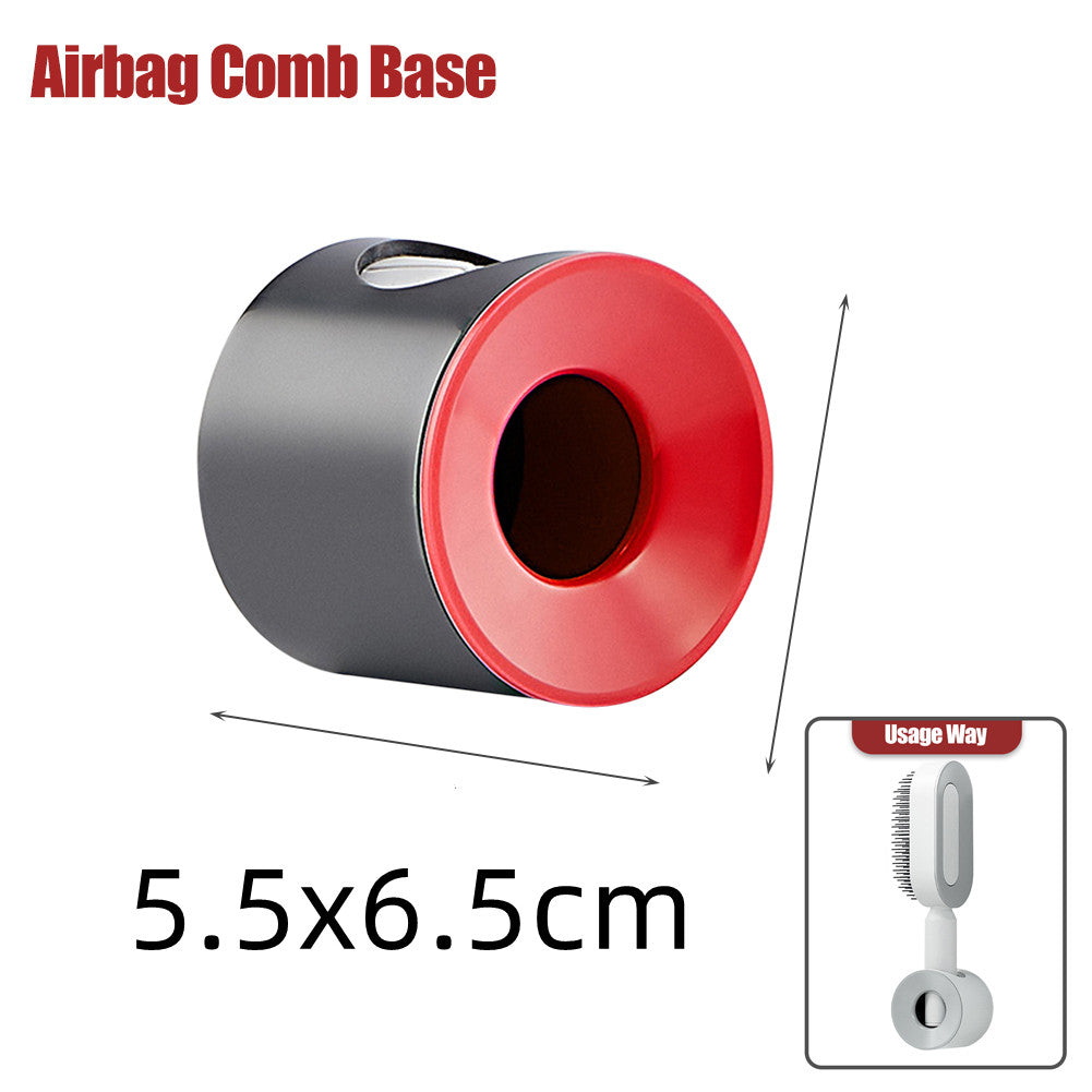 Selbstreinigende Haarbürste für Frauen – Ein-Knopf-Reinigung, Haarausfall-Luftmassage, Kopfhautkamm, antistatisch