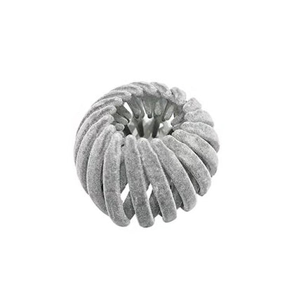 Velvet Bird's Nest Hairpin Lazy Hair Band For Bun Haircut Hair Band Girl's High Ponytail Barrettes