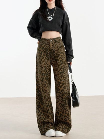 Damen-Freizeithose für Frühling/Herbst, bodenlang